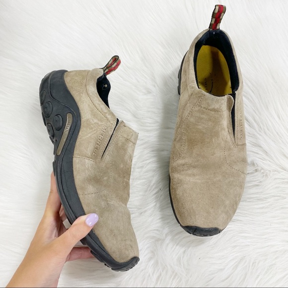 MERRELL Jungle Moc Classic Taupe Loafer SZ 12 main image 5